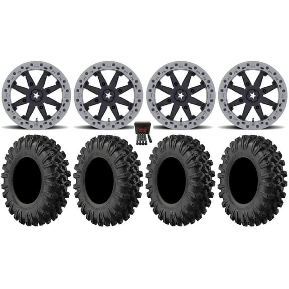 MSA Lok2 Beadlock 18" UTV Wheels 40" MotoRavage XL Tires Polaris RZR XP 1000 / PRO XP / Ranger XP 900/1000