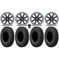 thumbnail image 1 of MSA Lok2 Beadlock 18" Wheels Black 40" MotoCrusher Tires Sportsman RZR Ranger, 1 of 4