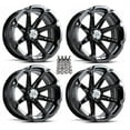 thumbnail image 1 of MSA M12 Diesel ATV Wheels/Rims Black 15" Sportsman 550 850 1000, 1 of 3