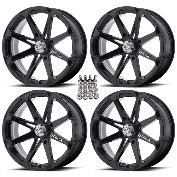 MSA M12 Diesel ATV Wheels/Rims Black 18