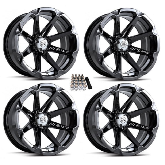 MSA M12 Diesel UTV Wheels/Rims Black 14