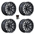thumbnail image 1 of MSA M49 Creed 15" Wheels/Rims Matte Black/Machined Honda Pioneer, 1 of 3