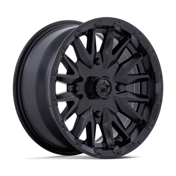 MSA M49 Creed 24x7 ATV/UTV Wheel -  Matte Black (4/156) +10mm [MA049MX24704400]