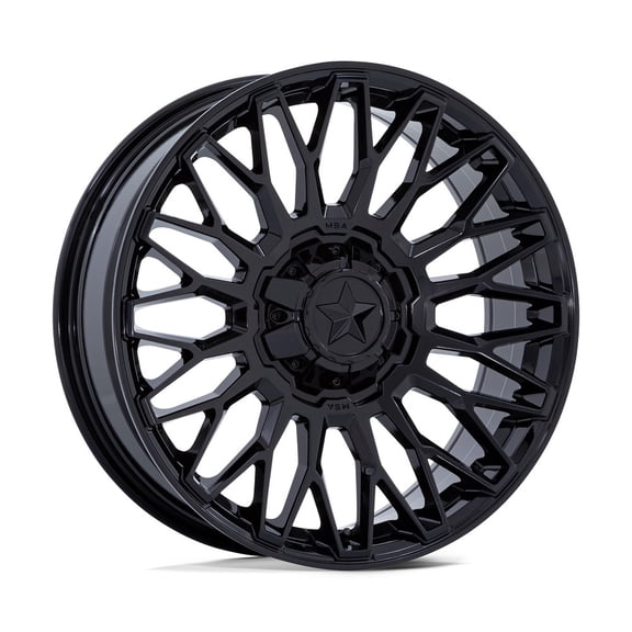 MSA M50 Clubber 20x7 UTV Wheel - Gloss Black (5x4.5) +0mm [MA050BX20701200]