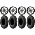 thumbnail image 1 of MSA Mach Switch 22" UTV Wheels 35" MotoRally Tires Kawasaki Teryx Mule, 1 of 4