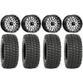 thumbnail image 1 of MSA Machined Brute 14" ATV Wheels 28" XCR350 Tires Sportsman RZR Ranger, 1 of 4