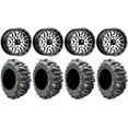 thumbnail image 1 of MSA Machined Brute 14" ATV Wheels 31" Bogger Tires Sportsman RZR Ranger, 1 of 4