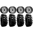 thumbnail image 1 of MSA Machined Brute 14" ATV Wheels 32" BogMax Tires Sportsman RZR Ranger, 1 of 4