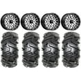 thumbnail image 1 of MSA Machined Brute 14" UTV Wheels 30" Moto MTC Tires Kawasaki Mule Pro FXT, 1 of 4