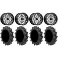thumbnail image 1 of MSA Machined Brute 14" UTV Wheels 31" MotoHavok Tires Kawasaki Teryx Mule, 1 of 4