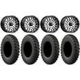 thumbnail image 1 of MSA Machined Brute 15" UTV Wheels 32" MotoRally Tires Kawasaki Mule Pro FXT, 1 of 4