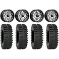 thumbnail image 1 of MSA Machined Brute 15" UTV Wheels 33" XT400 Tires Kawasaki Teryx Mule, 1 of 4
