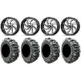 thumbnail image 1 of MSA Machined Switch 20" ATV Wheels 35" Bogger Tires Can-Am Commander Maverick Renegade Outlander Defender, 1 of 4