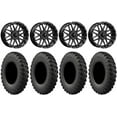 thumbnail image 1 of MSA Milled Bandit 18" UTV Wheels 35" MotoRally Tires Kawasaki Mule Pro FXT, 1 of 4