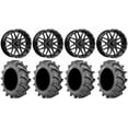thumbnail image 1 of MSA Milled Bandit 18" Wheels 33x8 (6ply) BKT 171 Tires Kawasaki Mule Pro FXT, 1 of 4