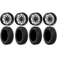 thumbnail image 1 of MSA Milled Bandit 20" ATV Wheels 33" MotoClaw Tires Sportsman RZR Ranger, 1 of 4