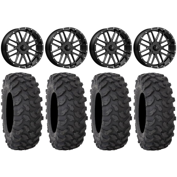 MSA Milled Bandit 20" Wheels 35" XTR370 Tires Polaris RZR XP 1000 / PRO XP / Ranger XP 900/1000