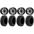 thumbnail image 1 of MSA Milled Boxer 14" ATV Wheels 29" Dual Threat Tires Sportsman RZR Ranger, 1 of 5