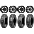 thumbnail image 1 of MSA Milled Boxer 14" ATV Wheels 30" RAZR XT Tires Honda Rincon Yamaha Rhino Kawasaki Brute Force Suzuki KingQuad, 1 of 4