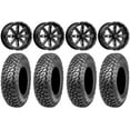 thumbnail image 1 of MSA Milled Boxer 14" ATV Wheels 30" RAZR XT Tires Sportsman RZR Ranger, 1 of 4