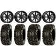 thumbnail image 1 of MSA Milled Boxer 14" UTV Wheels 27" Rip Saw Tires Kawasaki Teryx Mule, 1 of 4