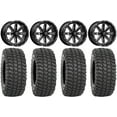 thumbnail image 1 of MSA Milled Boxer 14" UTV Wheels 28" XCR350 Tires Yamaha Viking Wolverine YXZ1000R CFMoto ZForce 950 UForce 1000, 1 of 4