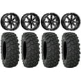 thumbnail image 1 of MSA Milled Boxer 14" UTV Wheels 28" XTR370 Tires Kawasaki Teryx Mule, 1 of 4