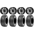 thumbnail image 1 of MSA Milled Boxer 14" UTV Wheels 30" Rampage Tires Kawasaki Teryx Mule, 1 of 4