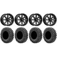 thumbnail image 1 of MSA Milled Boxer 14" UTV Wheels 32" MotoRavage Tires Kawasaki Mule Pro FXT, 1 of 4