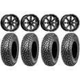thumbnail image 1 of MSA Milled Boxer 15" ATV Wheels 32" RAZR XT Tires Sportsman RZR Ranger, 1 of 4