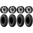 thumbnail image 1 of MSA Milled Boxer 16" ATV Wheels 30" MotoRally Tires Sportsman RZR Ranger, 1 of 4
