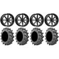 thumbnail image 1 of MSA Milled Boxer 18" Wheels 33x8 (4ply) BKT 171 Tires Kawasaki Teryx Mule, 1 of 4