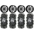 thumbnail image 1 of MSA Milled Flash 18" ATV Wheels 32" Moto MTC Tires Sportsman RZR Ranger, 1 of 4