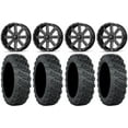 thumbnail image 1 of MSA Milled Flash 18" Wheels 35" Versa Cross V3 Tires Can-Am Maverick X3 / Honda Pioneer 1000 / Talon, 1 of 4
