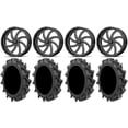 thumbnail image 1 of MSA Milled Switch 22" ATV Wheels 35" MotoHavok Tires Can-Am Commander Maverick Renegade Outlander Defender, 1 of 4