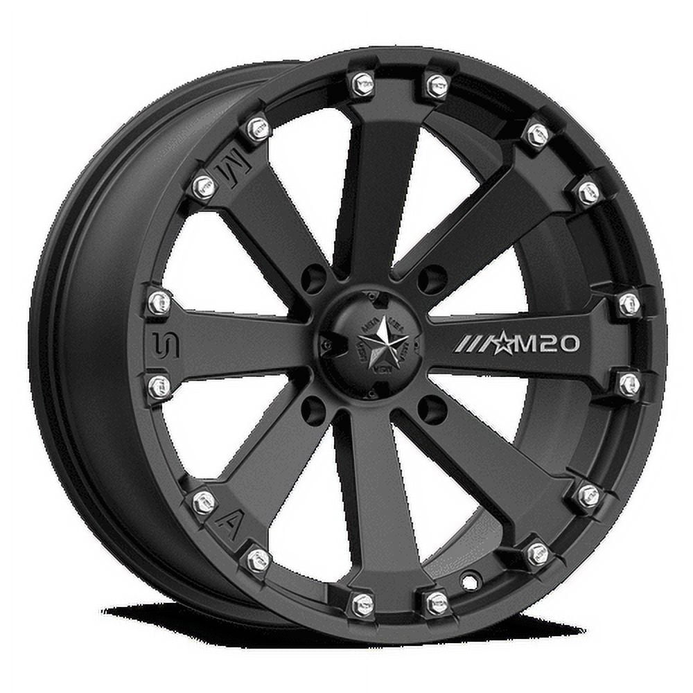 MSA Offroad Wheels Aluminum Rim M20 KORE 16X7in Satin Black Finish, M20 ...