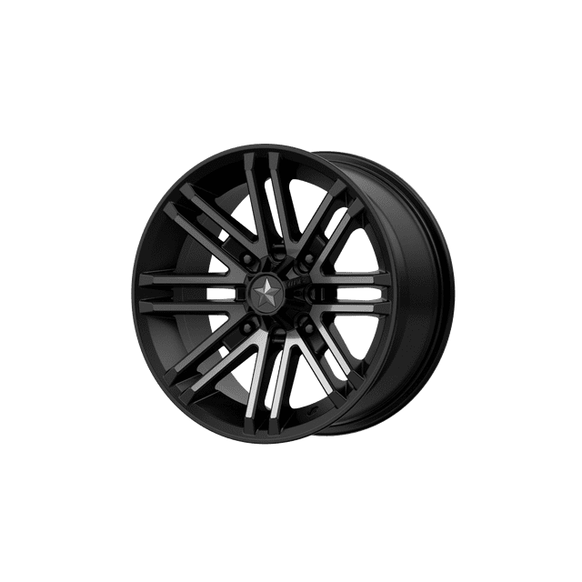 MSA Offroad Wheels Aluminum Rim M40 ROGUE 14X7in Satin Black Titanium ...