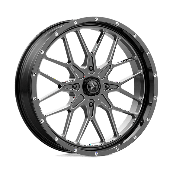 MSA Offroad Wheels Cast Aluminum Rim MA45 14X7 4X156 G-BLK MILL 10MM, M45-04756M