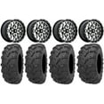 thumbnail image 1 of MSA Portal 14" Wheels Machined 28" Bear Claw EVO Tires Sportsman RZR Ranger, 1 of 4