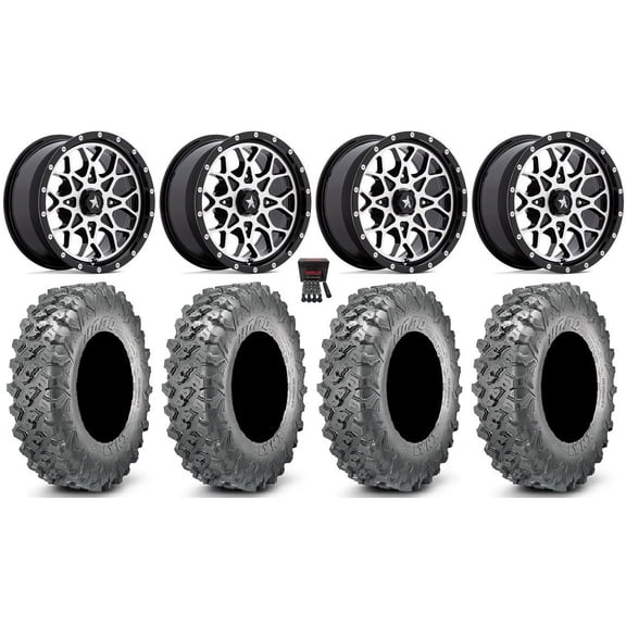 MSA Portal 14" Wheels Machined 28" Lynx SXS Tires Sportsman RZR Ranger