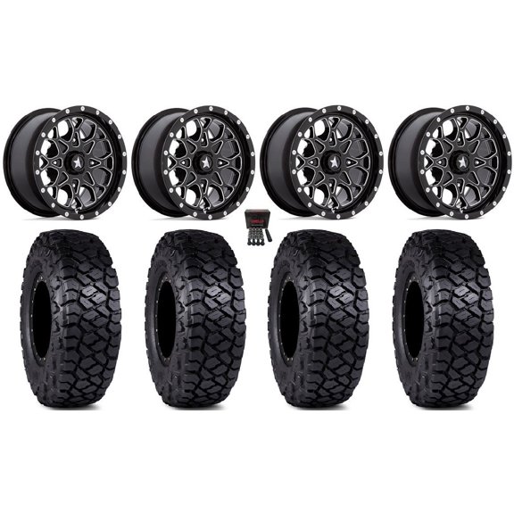 MSA Portal 14" Wheels Milled 30" Intersect Tires Sportsman RZR Ranger