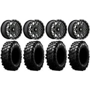 MSA Portal 15" Wheels Milled 29" Carnivore Tires Can-Am Maverick X3 / Honda Pioneer 1000 / Talon