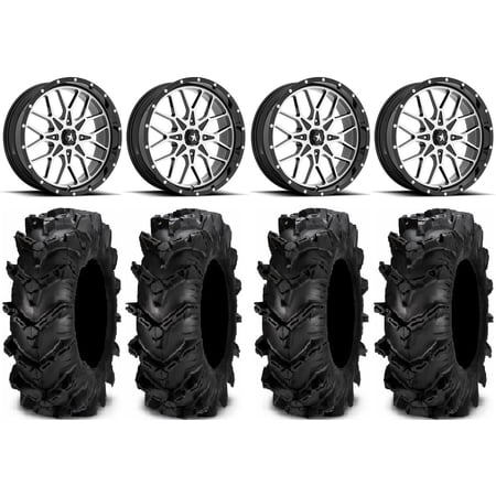 MSA Portal 18" Wheels Machined 34" Cryptid Tires Sportsman RZR Ranger