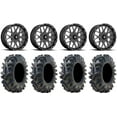 thumbnail image 1 of MSA Portal 18" Wheels Milled 34" Terminator Tires Kawasaki Mule Pro FXT, 1 of 4