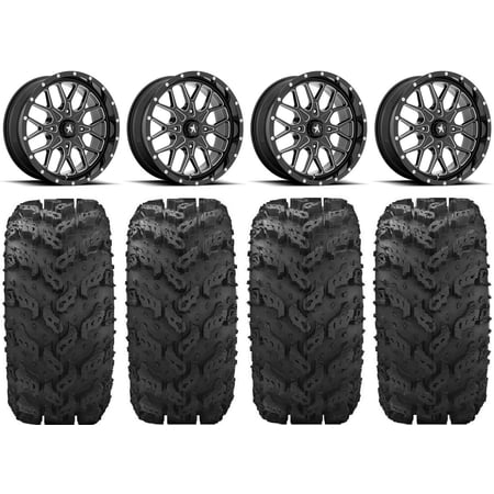 MSA Portal 20" Wheels Milled 30" Reptile Tires Can-Am Commander Maverick Renegade Outlander Defender