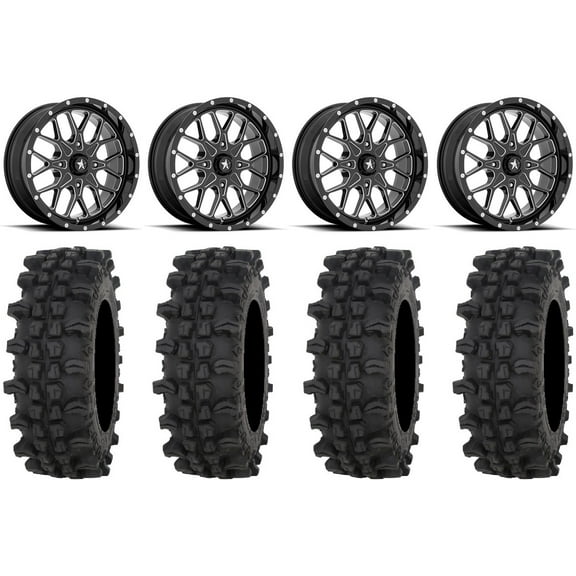 MSA Portal 20" Wheels Milled 33" ACP Tires Polaris RZR XP 1000 / PRO XP / Ranger XP 900/1000