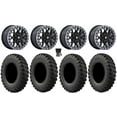thumbnail image 1 of MSA Portal Beadlock 15" Wheels Black 33" MotoRally Tires Can-Am Maverick X3 / Honda Pioneer 1000 / Talon, 1 of 4