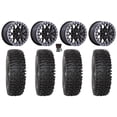 thumbnail image 1 of MSA Portal Beadlock 15" Wheels Black 33" RC500S Sticky Tires Kawasaki TeryxMule, 1 of 4