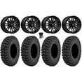 thumbnail image 1 of MSA Rogue 14" Wheels Black 28" Warrior AT Tires Kawasaki Mule Pro FXT, 1 of 4