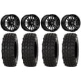thumbnail image 1 of MSA Rogue 14" Wheels Black 32" XComp ATR Tires Can-Am Commander Maverick Renegade Outlander Defender, 1 of 4